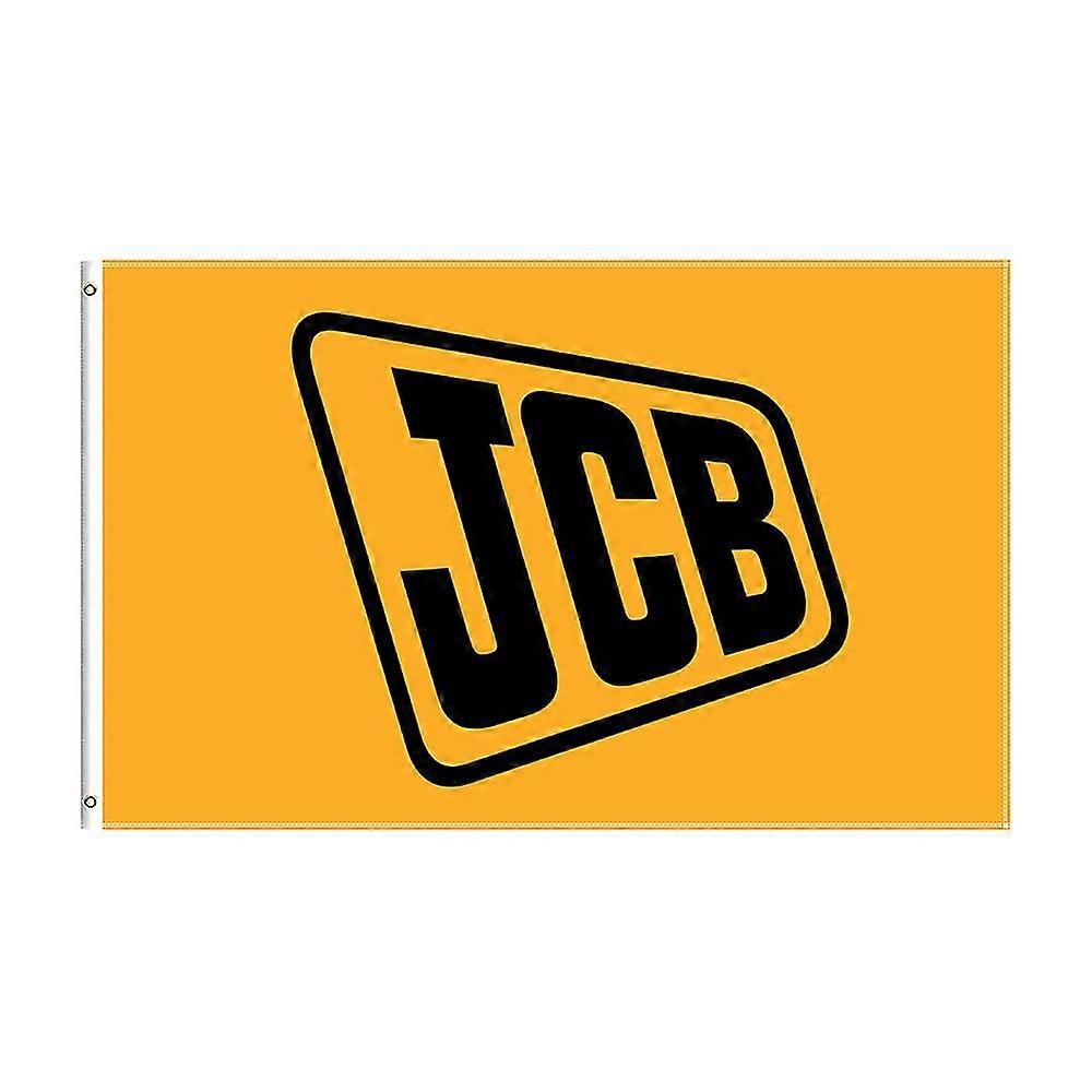 3x5 Ft Jcb Flag Polyester Printed Tractor Banner For Decor