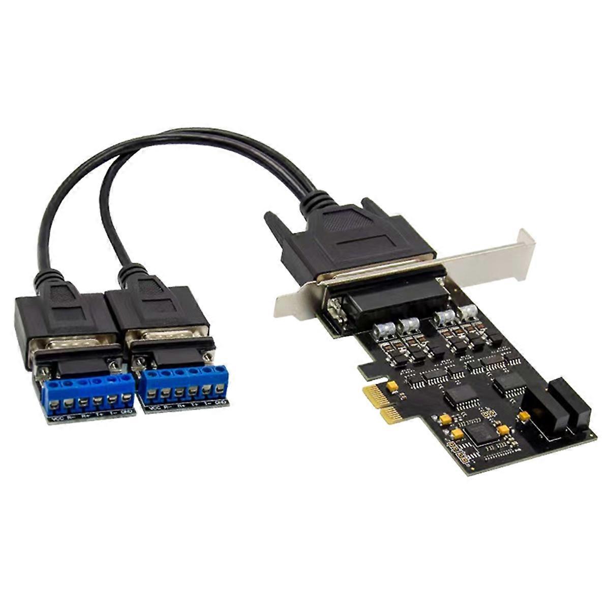 Parallel Port DB25 25Pin PCIE Riser Card Communication Control Cards