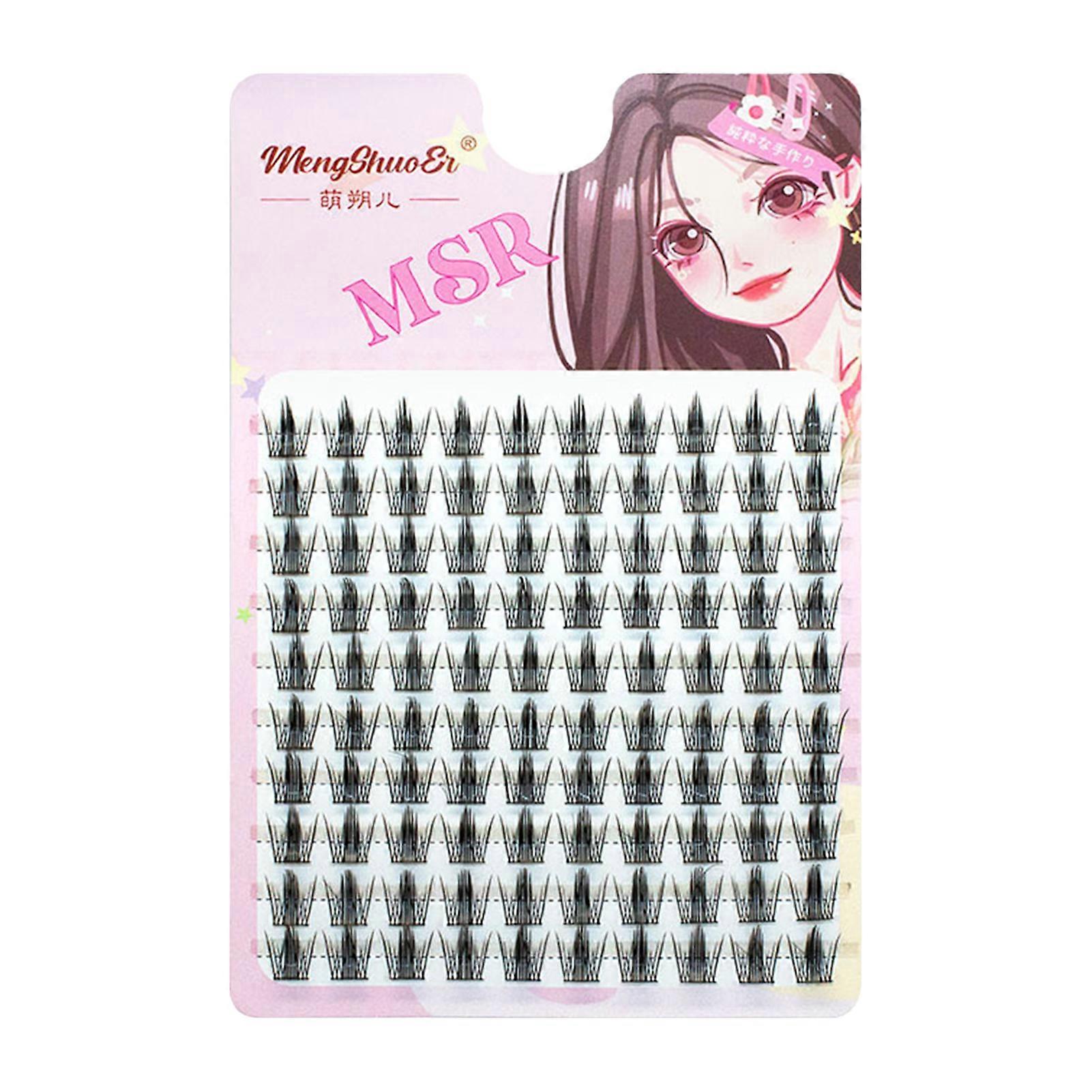 C Curl 3D Effect Individual Lashes Waterproof Wispy Lash Clusters