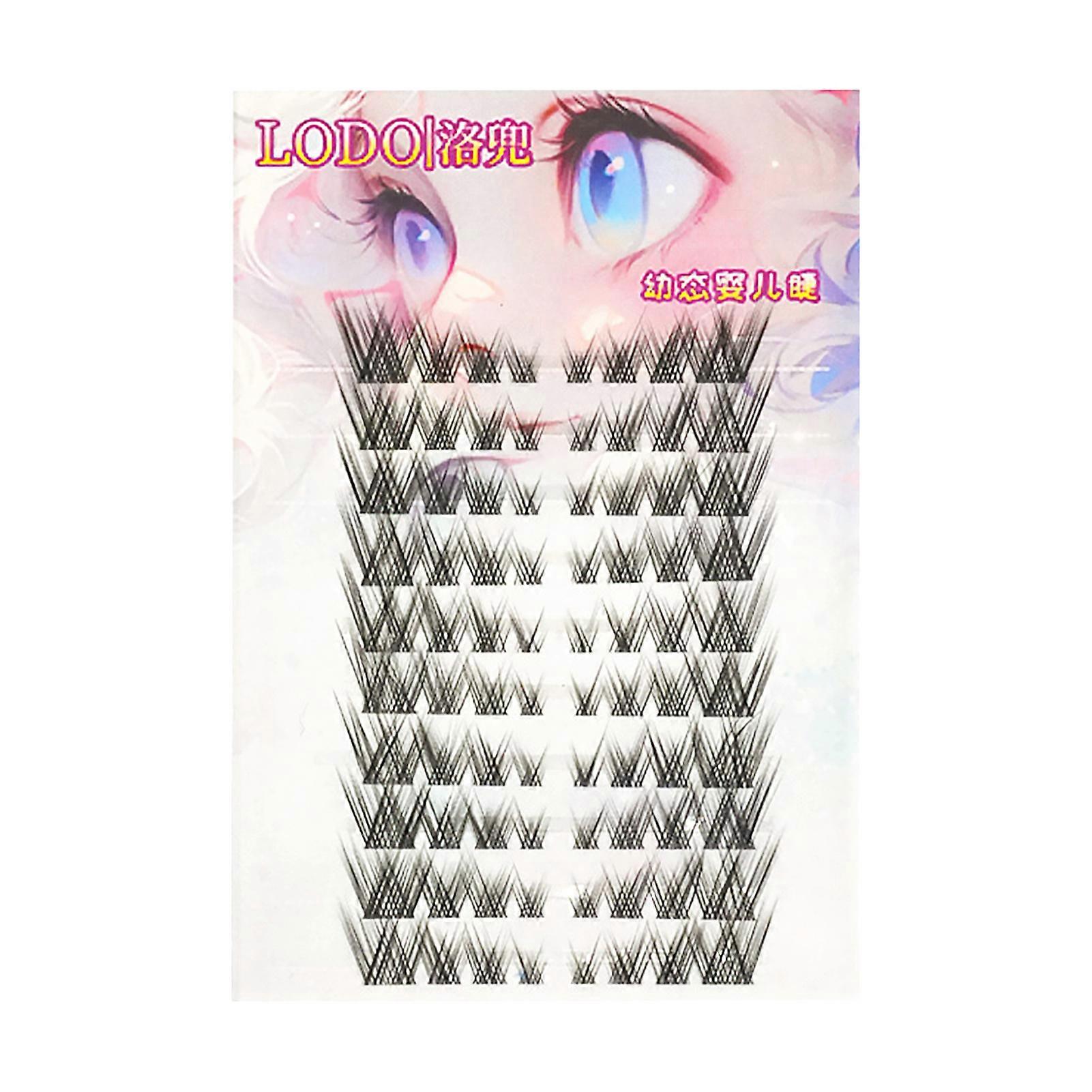 Self Adhesive Lash Clusters Ultra-Light Reusable Strip Lashes