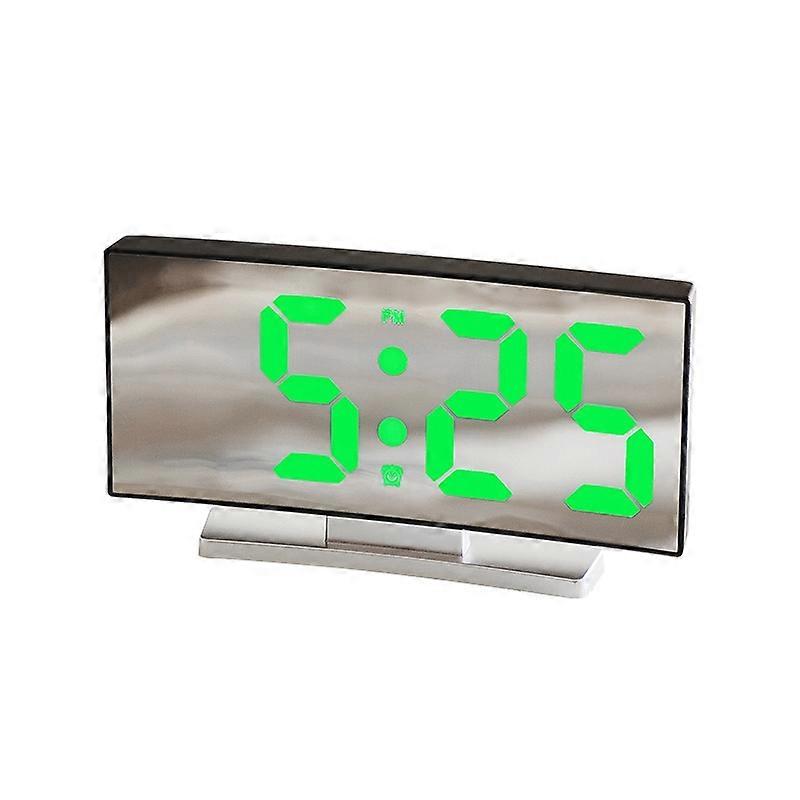 669 Multifunctional LED Curved Screen Desktop Electronic Clock