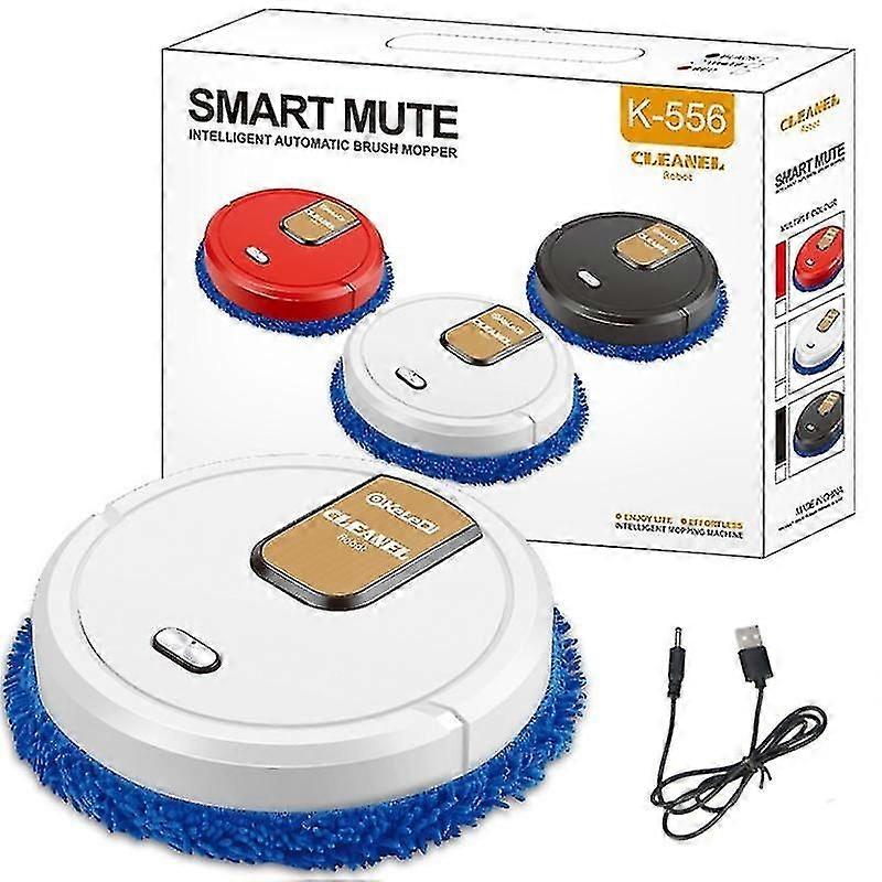 Smart Home Robot Vacuum Cleaner Automatic Dry And Wet Use Machine Mopping Robotwhite