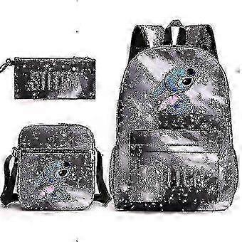 Lilo Backpack Three-piece Set School Bag A Stitch