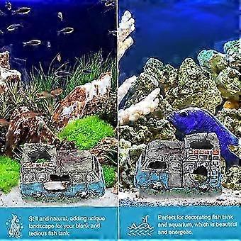 Aquarium decoration for (1 piece) oxygen pump to provide dissolved oxygen