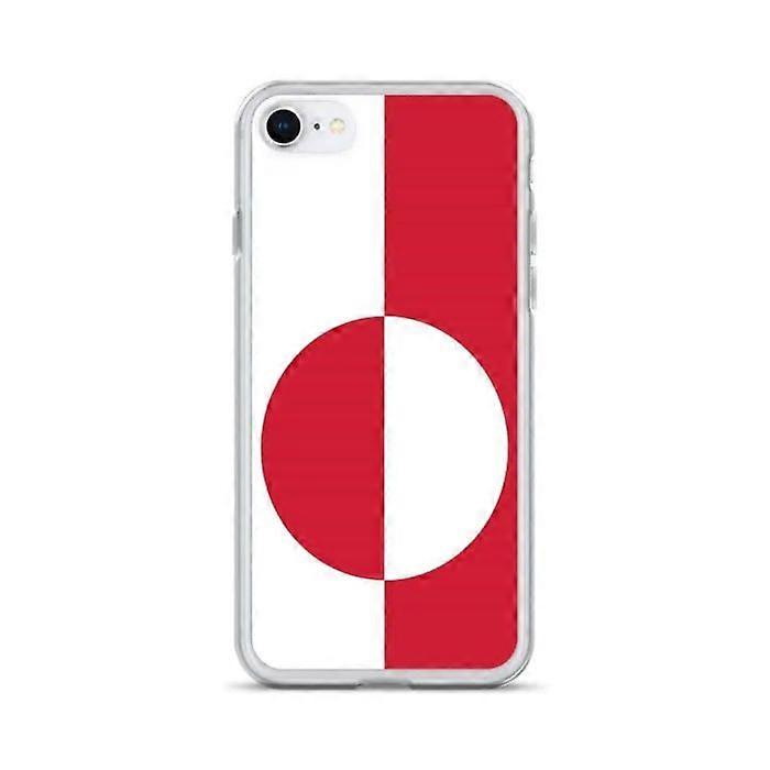 iPhone Case - PIXELFORMA - iPhone 7 - Greenland Flag - Full Protection - Soft Silicone
