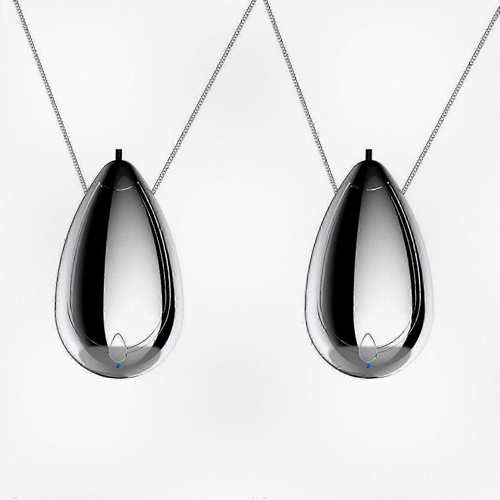 2x Wearable Air Purifier Necklace Mini Personal Hanging Ionizer Freshener with Negative Ion Technology