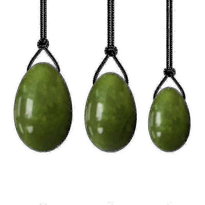 女性のための自然な翡翠の卵ケーゲル運動骨盤底筋(フルセット)