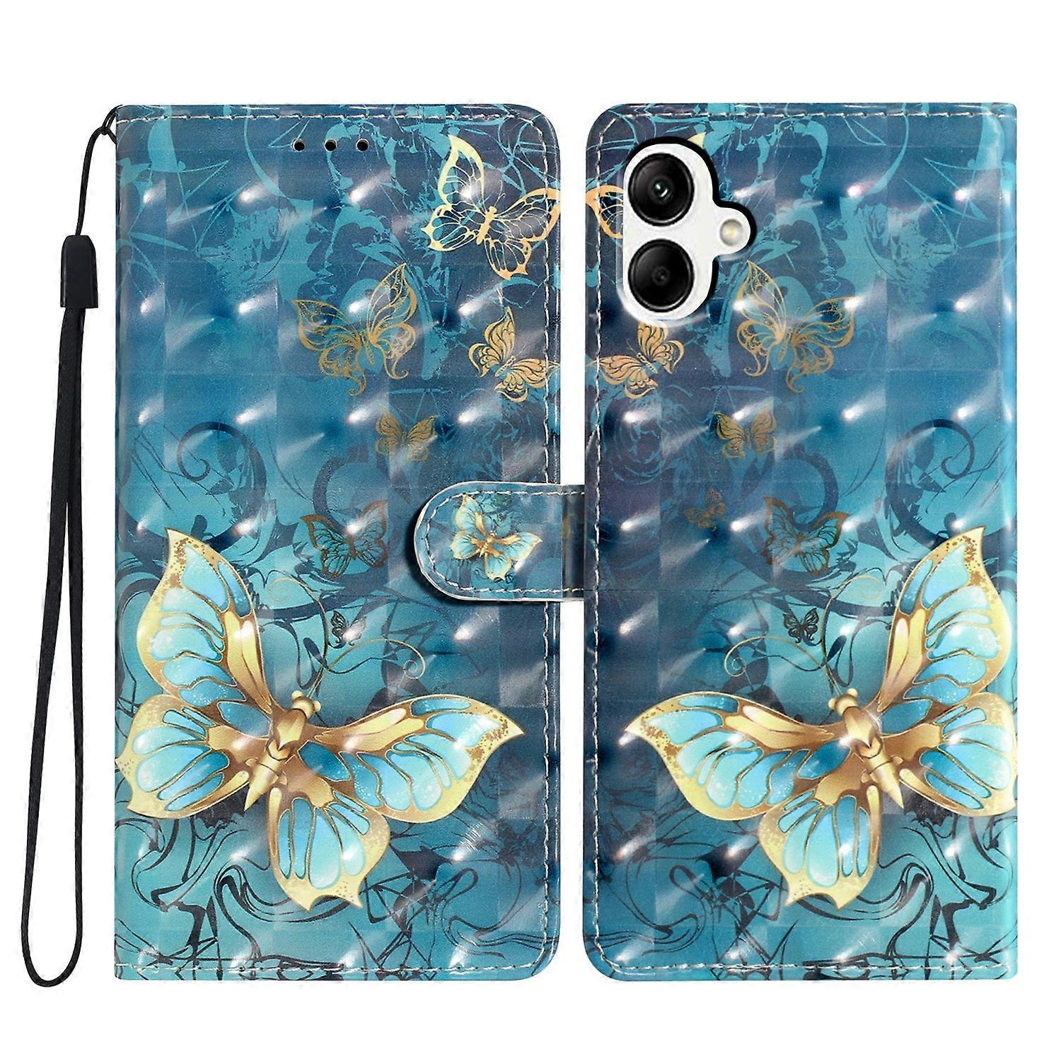 3D Pattern Leather Phone Case