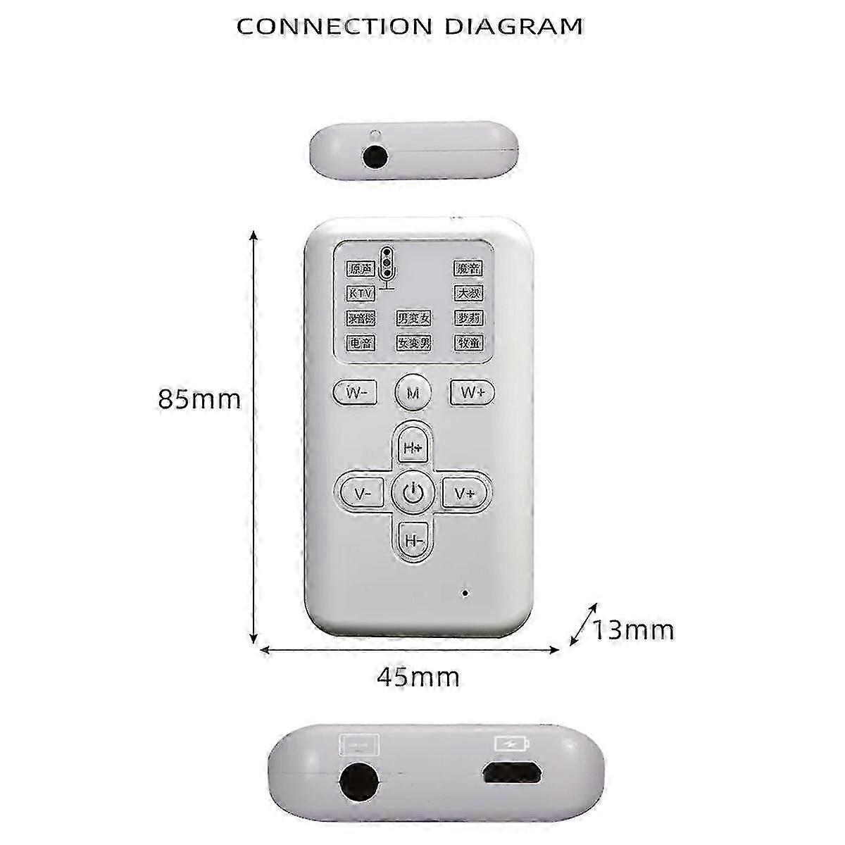 New M11 Voice Changer 10 Voice Changing Modes Bluetooth USB Mini Sound Card Suitable for Game Anchor Recording