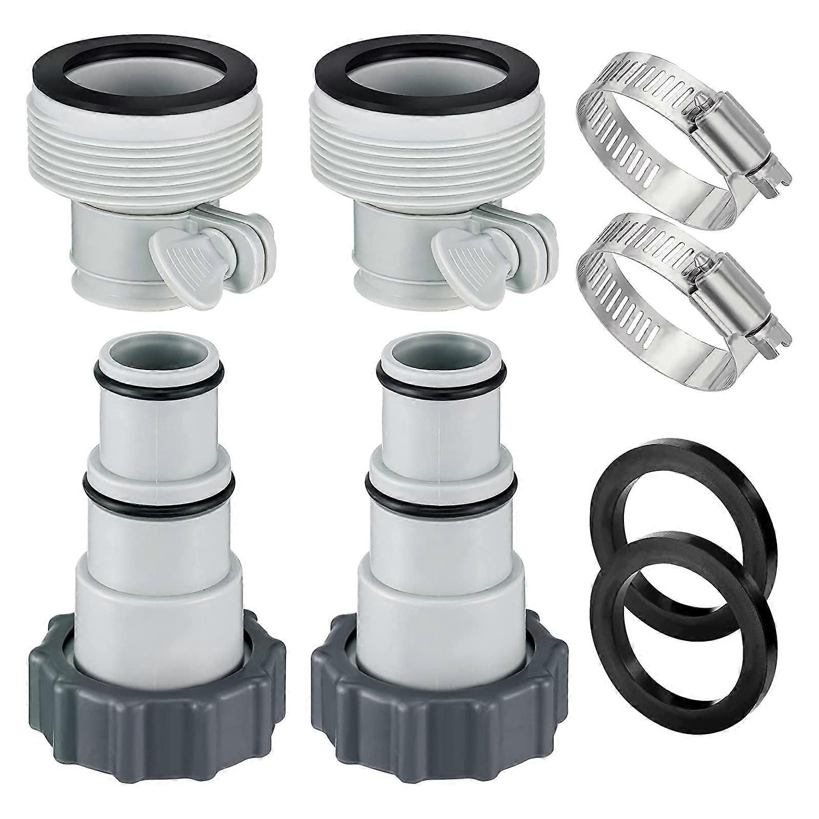 Hose Pipe Adapter For Plunger Valves Pool Drain Swimming Pool IntexFit 4000 2500 2000 1500 ARU Threaded Connection Pumps Multicolor