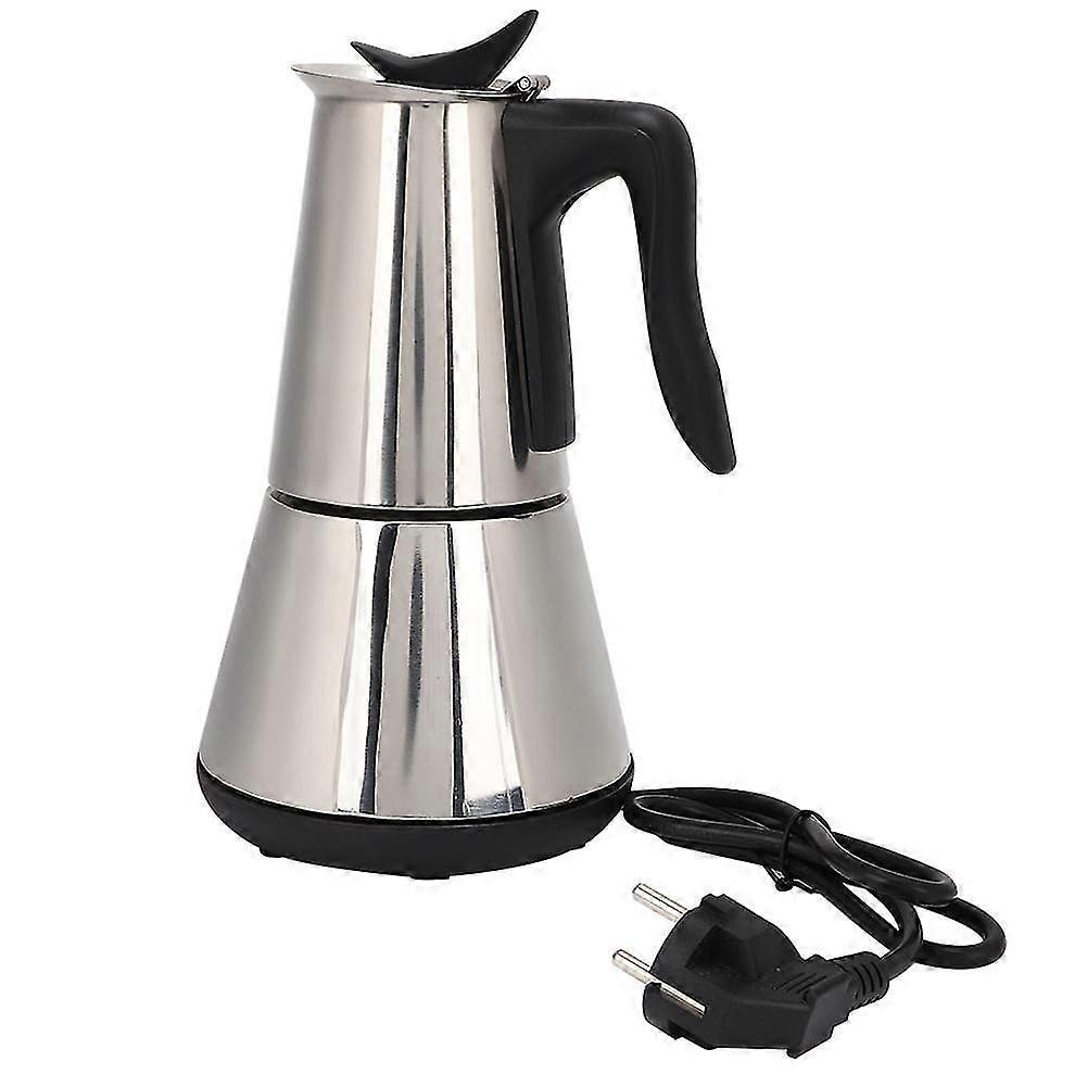 Ηλεκτρική κουζίνα εσπρέσο Μηχανή Moka Pot 6 φλιτζάνια percolator καφετιέρα ηλεκτρικό ανοξείδωτο χάλυβα Classi