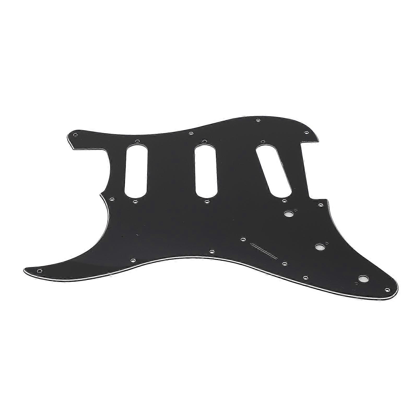 Guitar Pickguard Scratch Plate 11 Holes Left Handed Electric Guitar Pickguard for Practice and Performance GSSS47 
