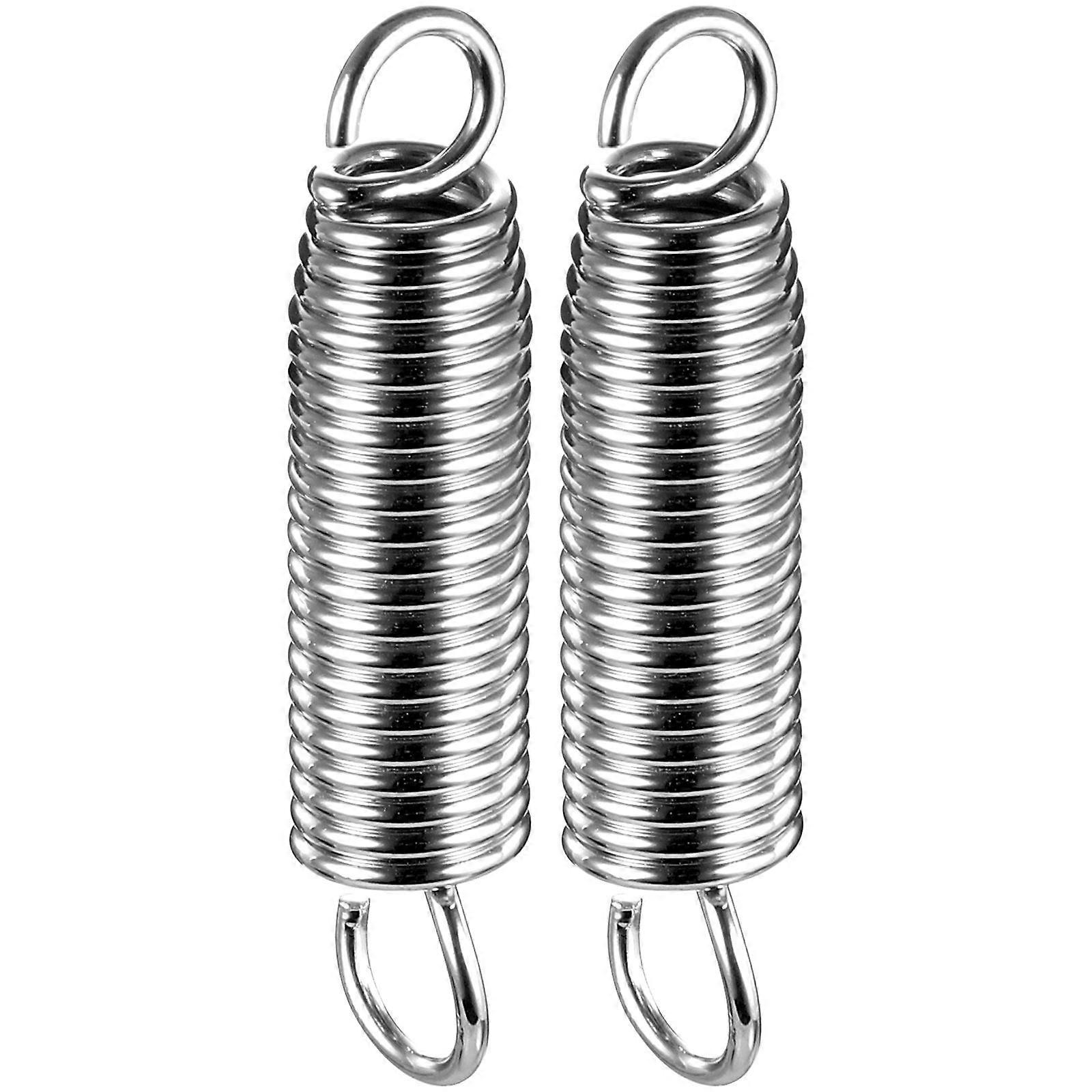 Tread Hammer Spring Replacement for Bass Drum Kick Pedal 2pcs Silver Drum Accessories for Drum Kit