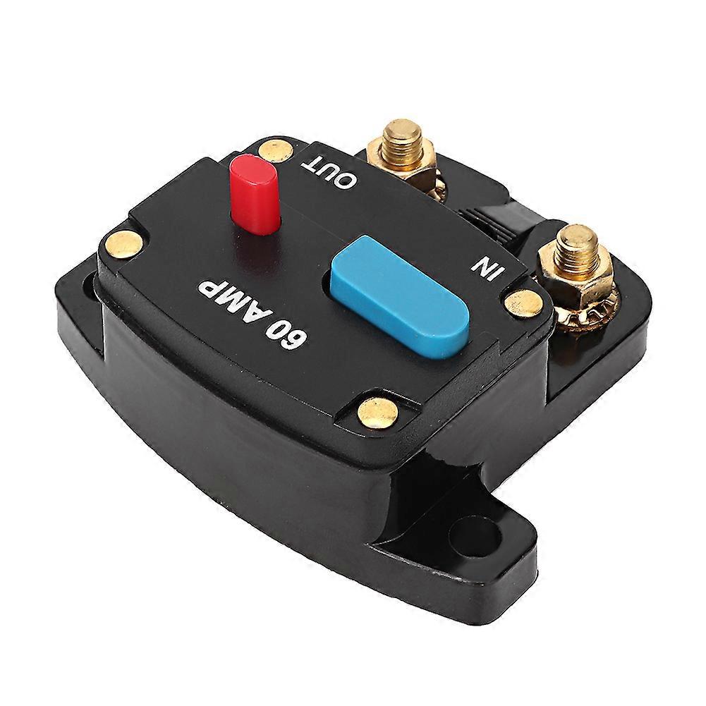 12V 60A Auto o Stereo jistič Ruční resetovatelný držák pojistky