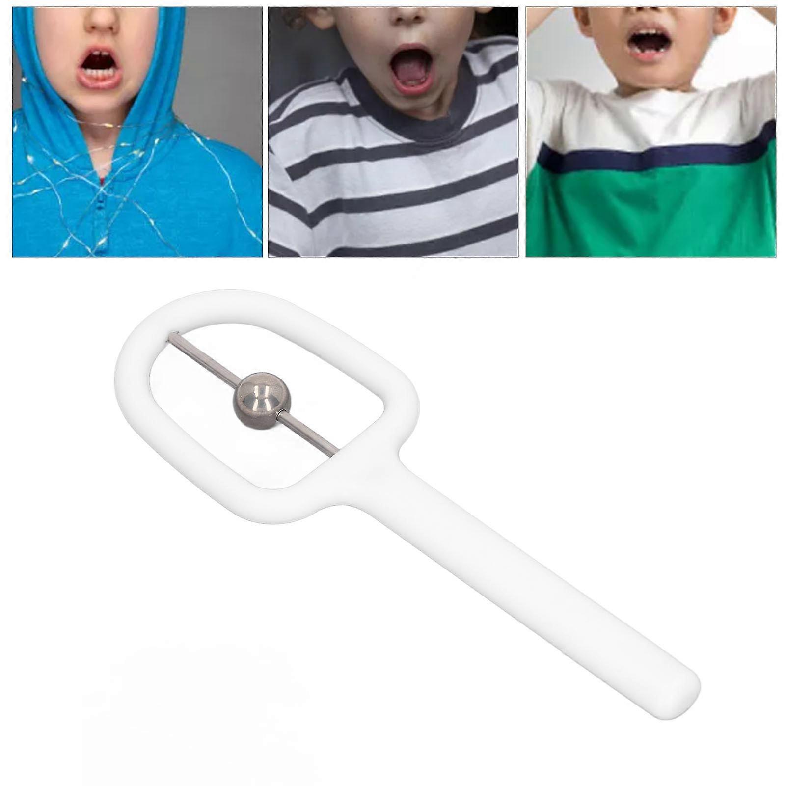 Tongue Tip Exercise Tool U Shaped Improve Flexibility Oral Muscle Strength Tool for Children White 