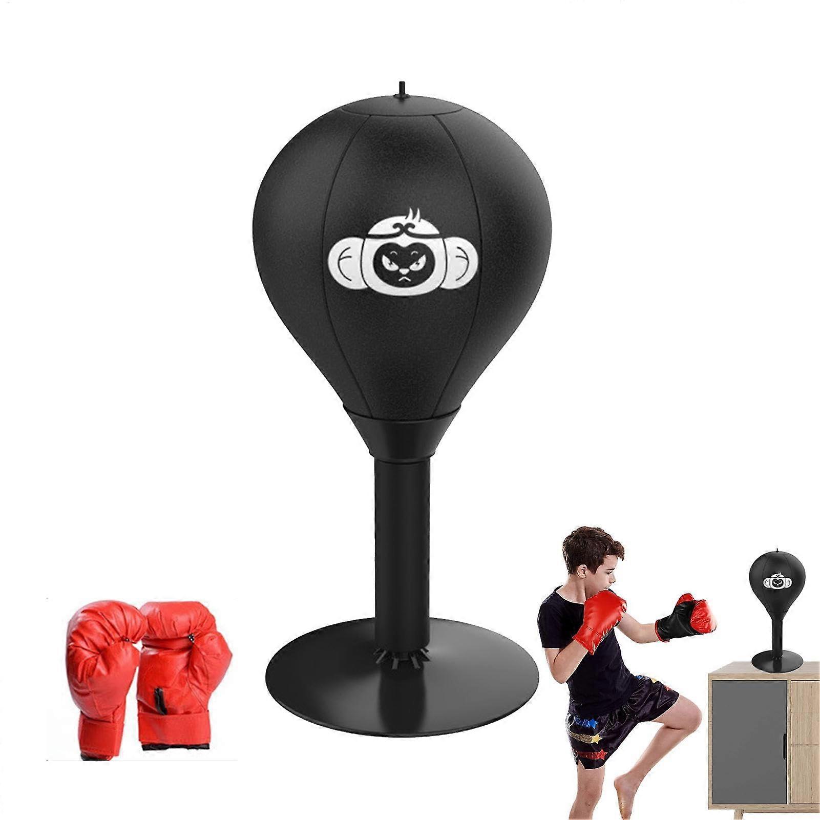 DesktopBoxSpeedball, multifunctional desktop punching bag, stress relief for children and adults