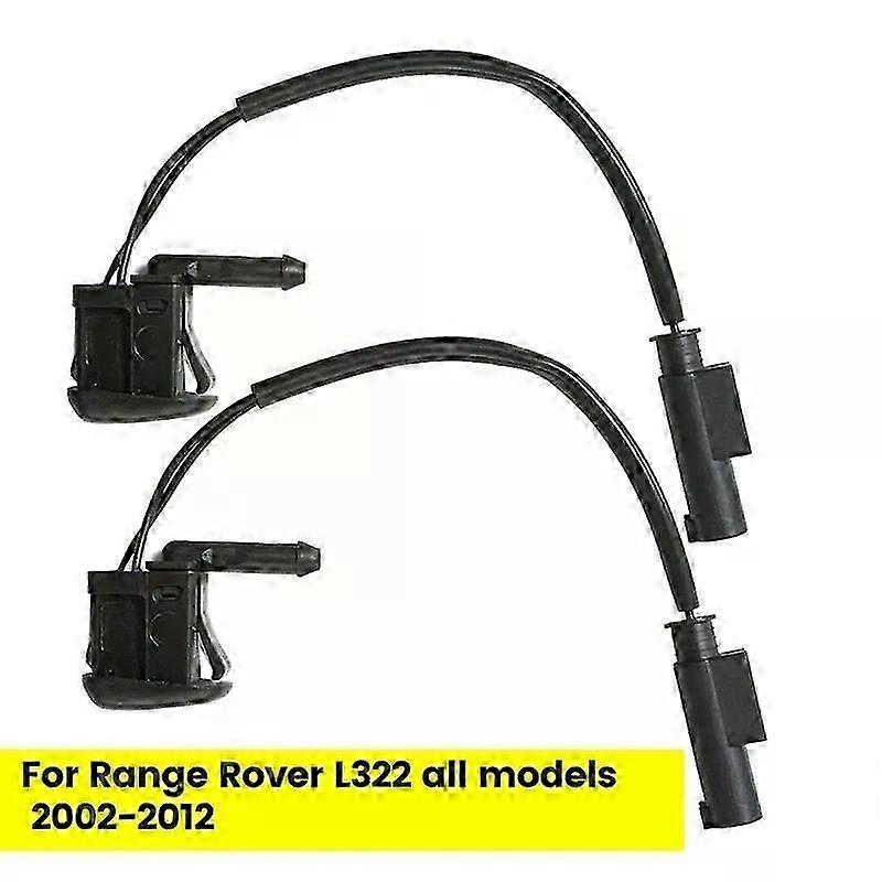 Left & Right Windshield Washer Nozzle Heated Windscreen Sprayer Jet LR040670 Suitable for  Land Rover Range Rover L322 2002-2012