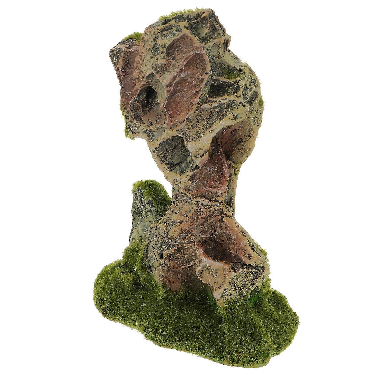 Betta Decoration Aquarium Cave Green Color 12X7X17CM Hiding Place for Fish 1Pack