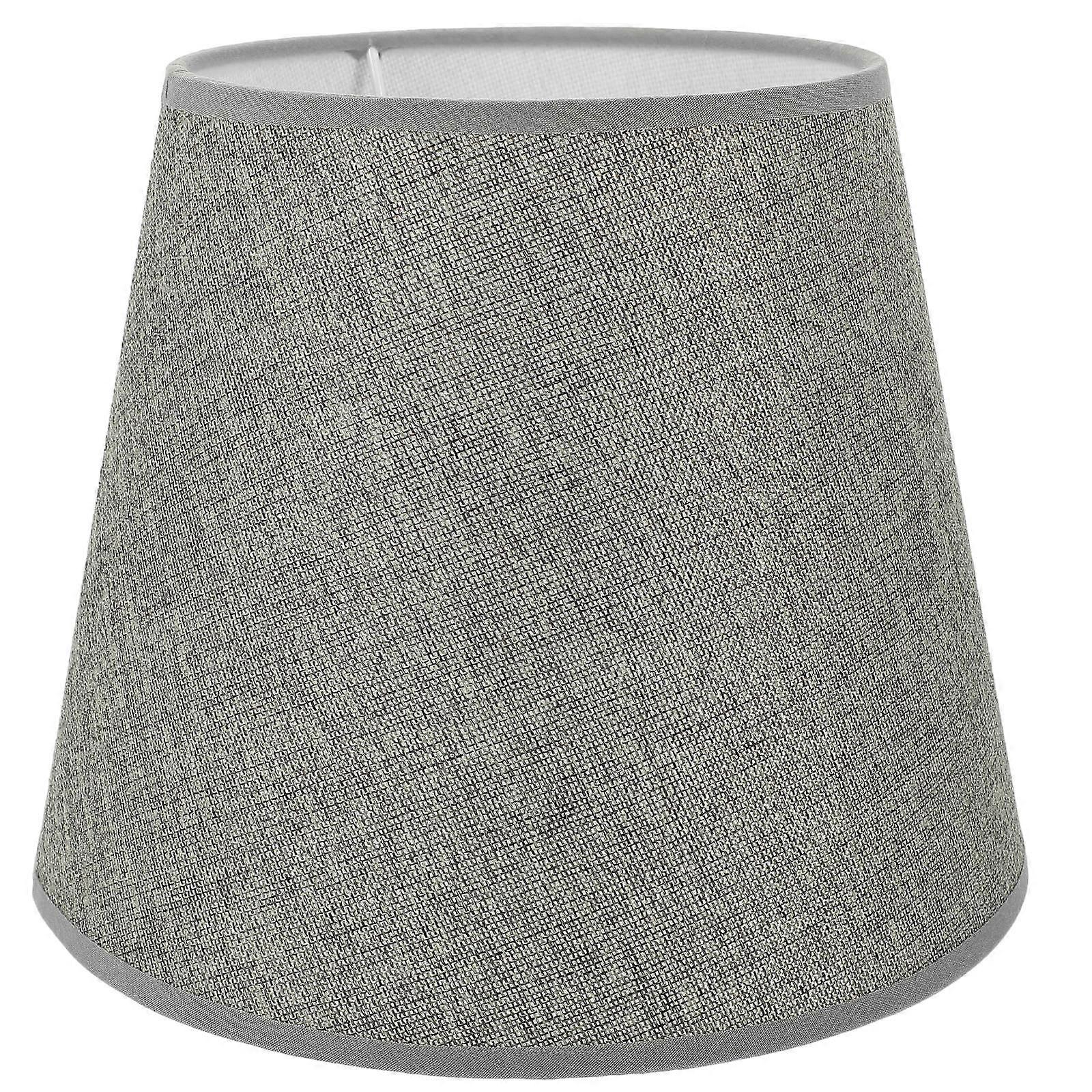 Fabric Lampshade Replacement Desk Lamp Cover Dark Grey 24.00X24.00X19.00CM Dust Protection 1Pcs