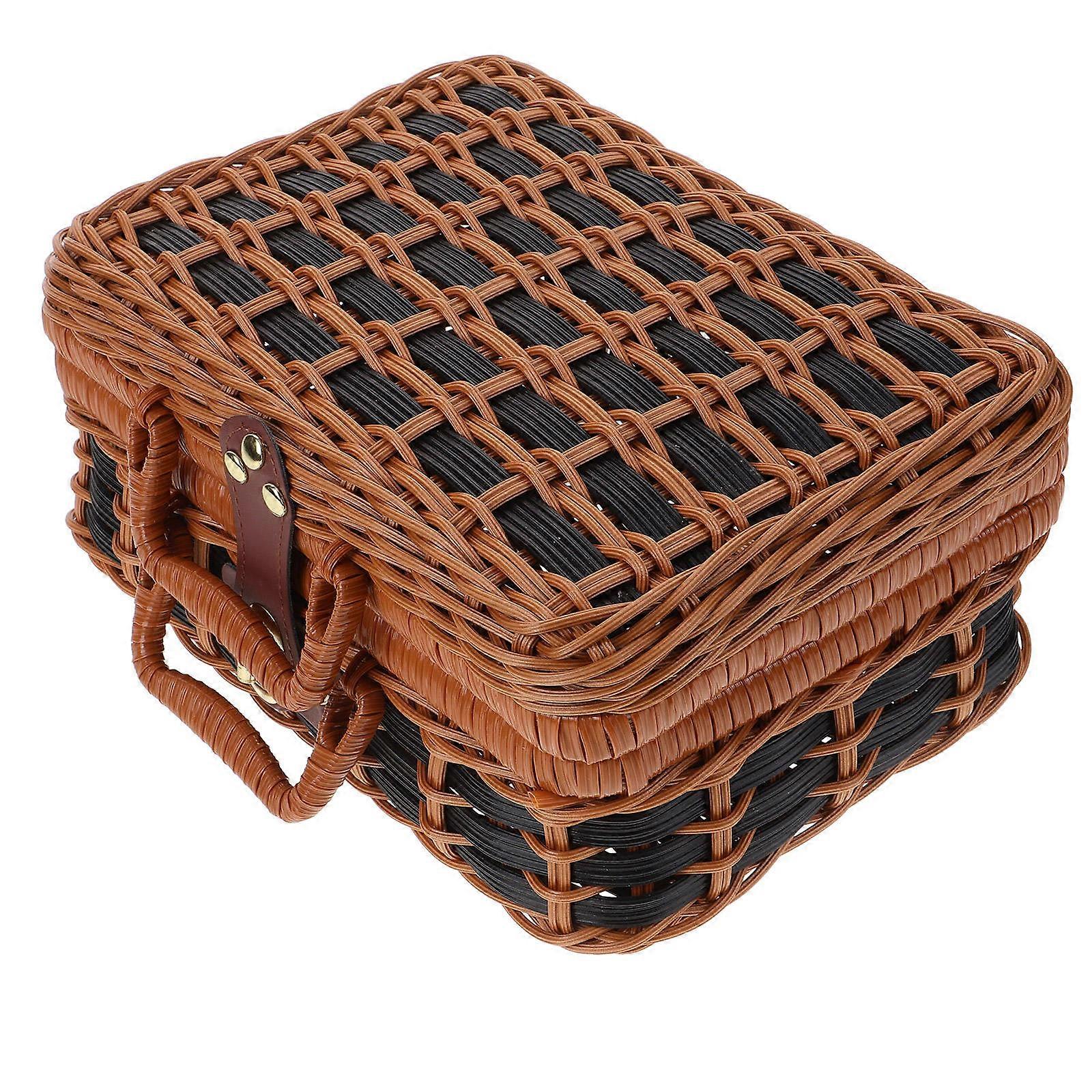 Suitcase Storage Box Luggage Party Favors Rectangular Packaging For Shopping 26.70X18.00X12.00CM 1Set