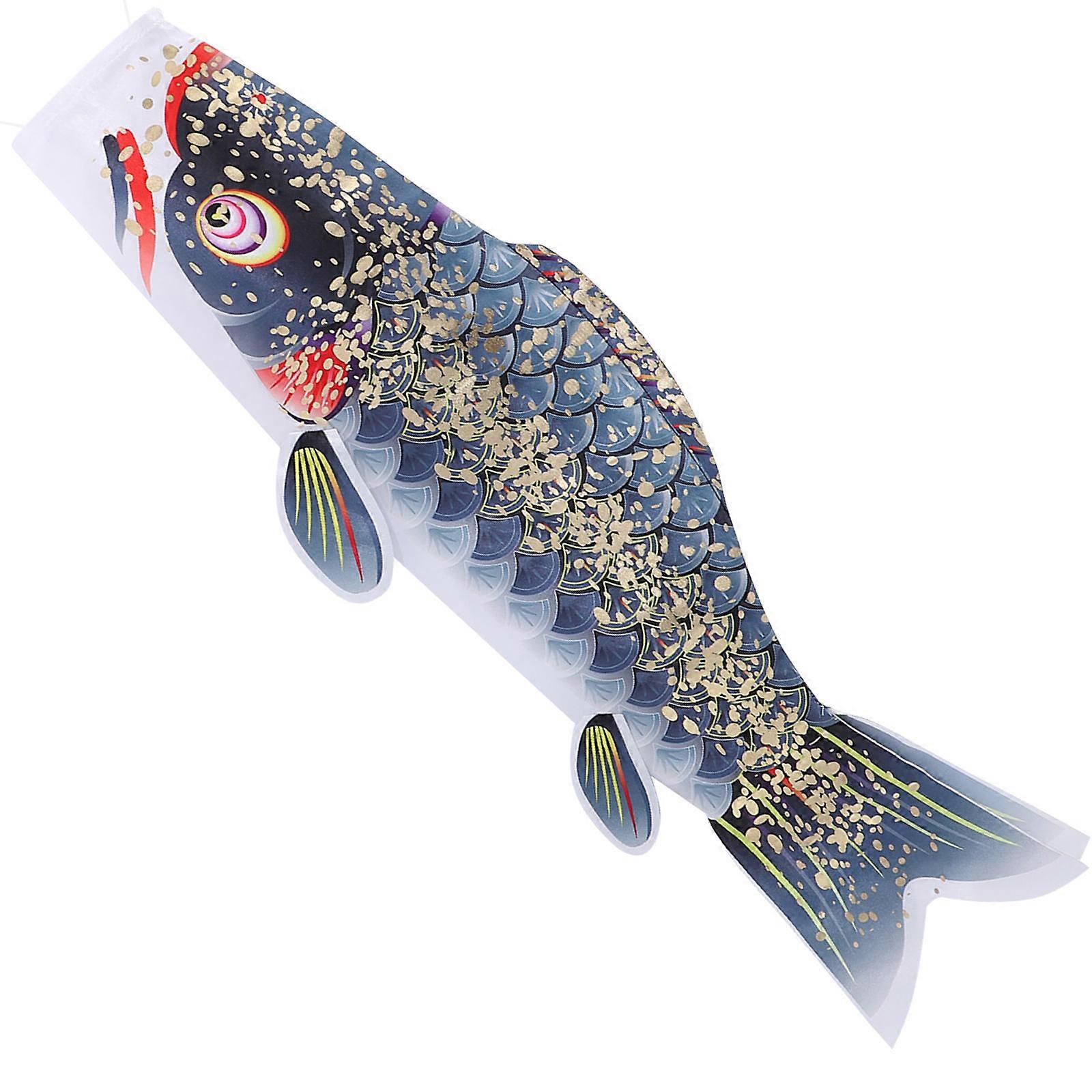 Japanese Carp Windsock Set Outdoor Indicator 3D Embossing 1Set