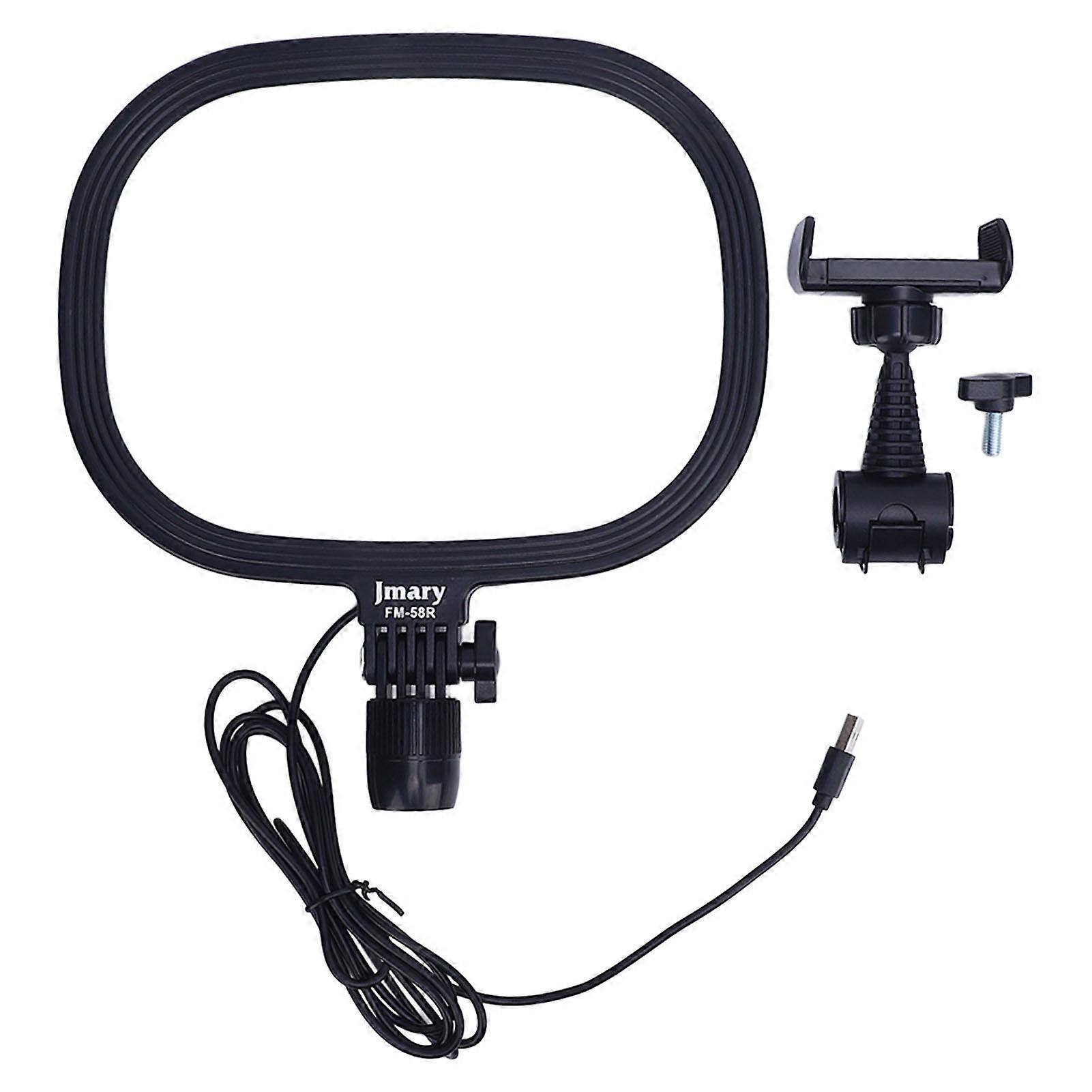 Phone Fill Light 9in 3000 to 6500K High Brightness LED Cell Phone Fill Light for Live Streaming Video Selfie
