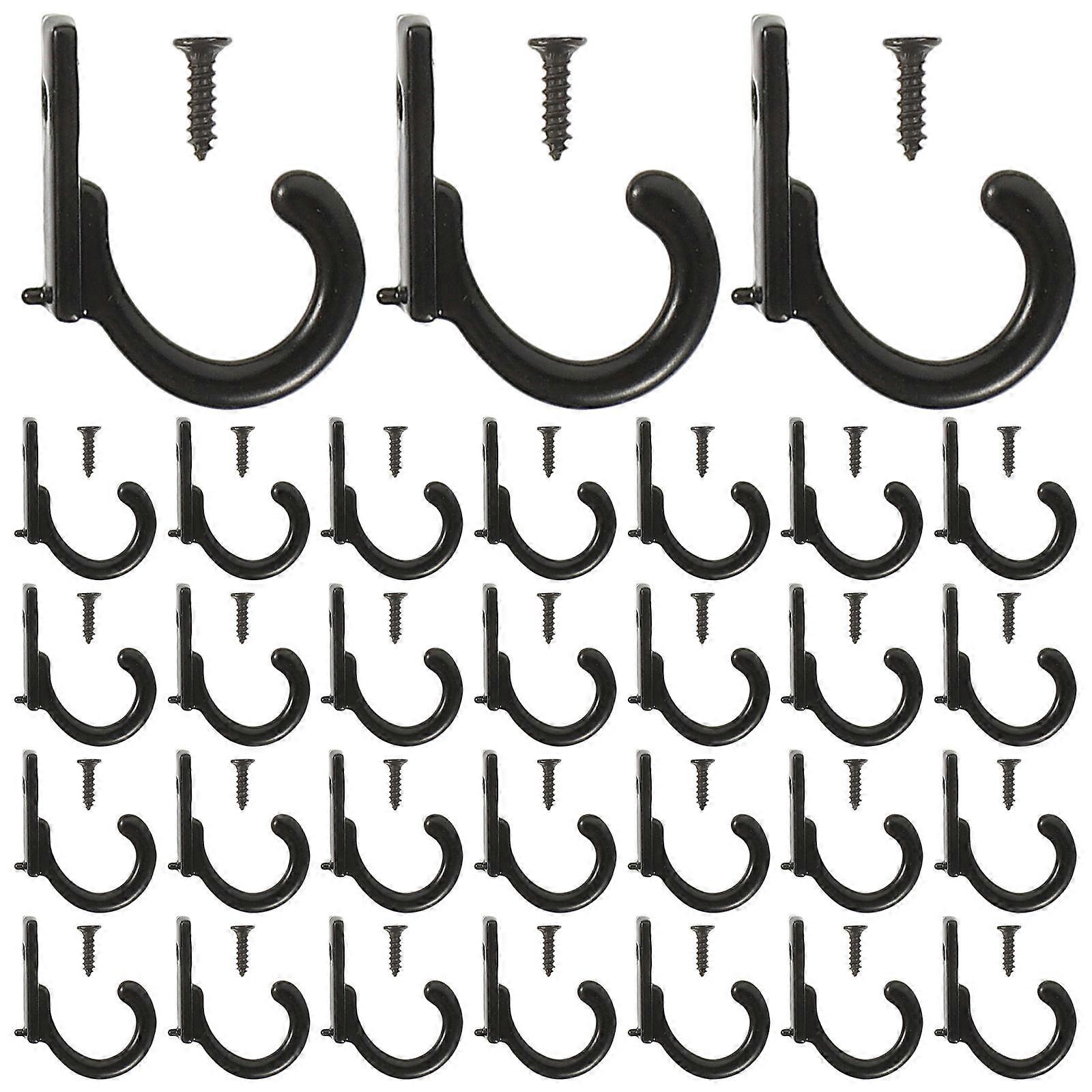 Rustic Wall Mounted Key Hooks and Cup Holder Set – 58PCS Multi Use Hooks for Towels, Coats, Hats, and Keys – Ideal for Bathroom, Kitchen, Bedroom