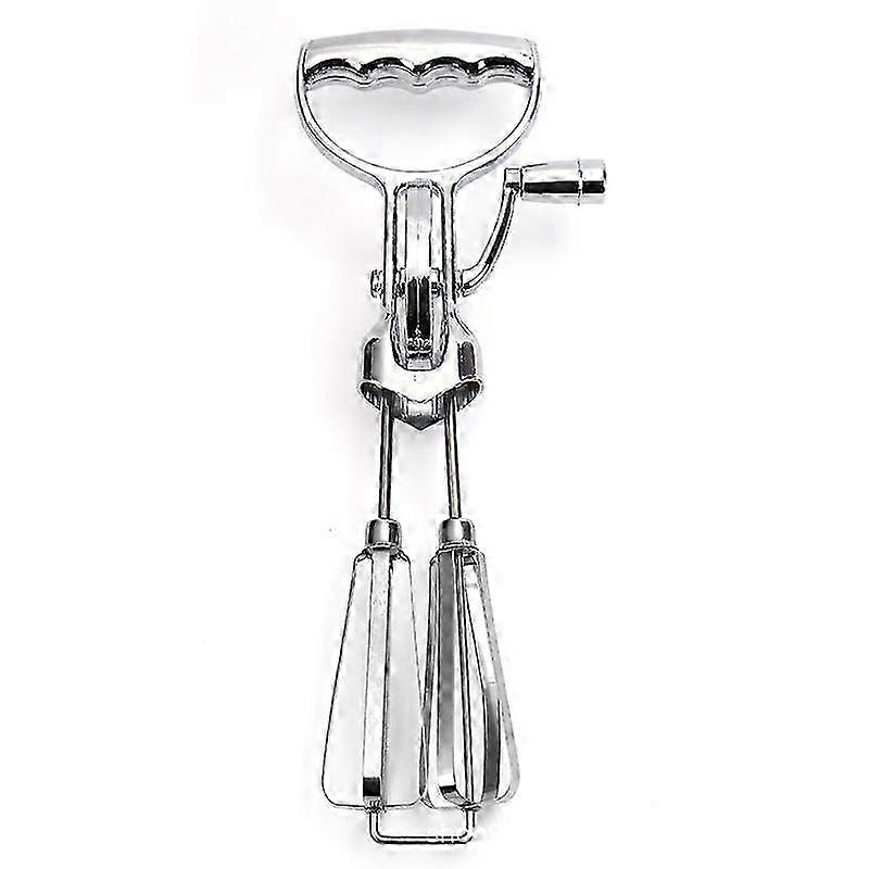 Efficient Manual Egg Beater with Handle for Mixing and Whipping