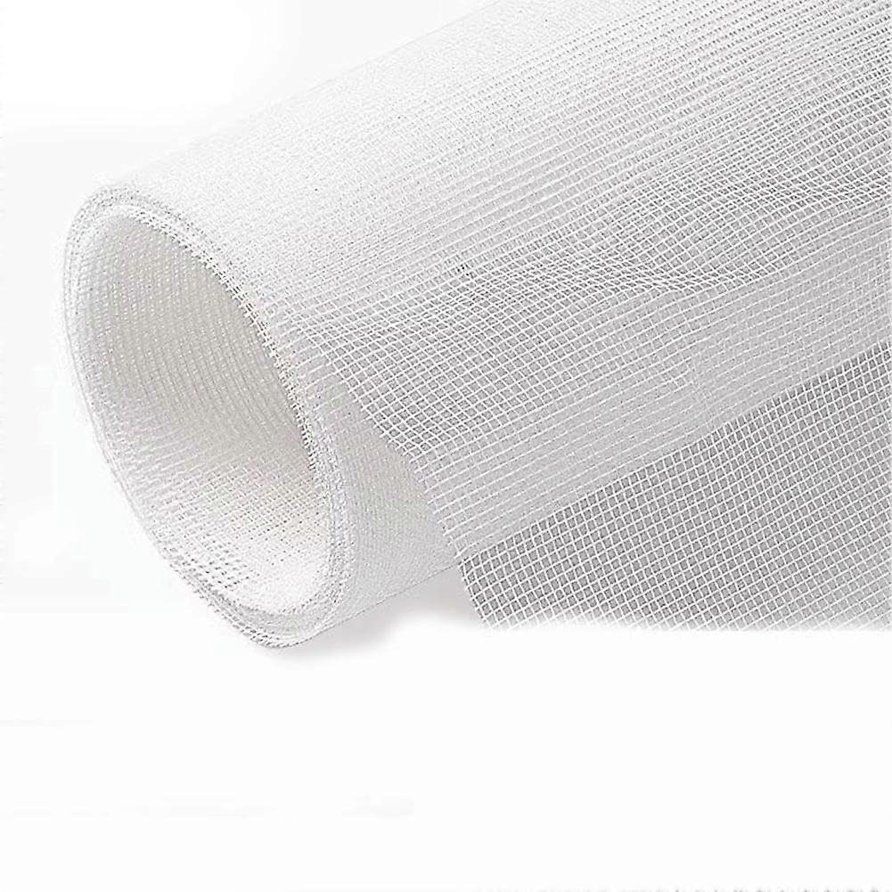 Insect Screen Window Net, Self-Adhesive Fly & Mosquito Protection, 31.5x40 Inch White Household Window Mesh