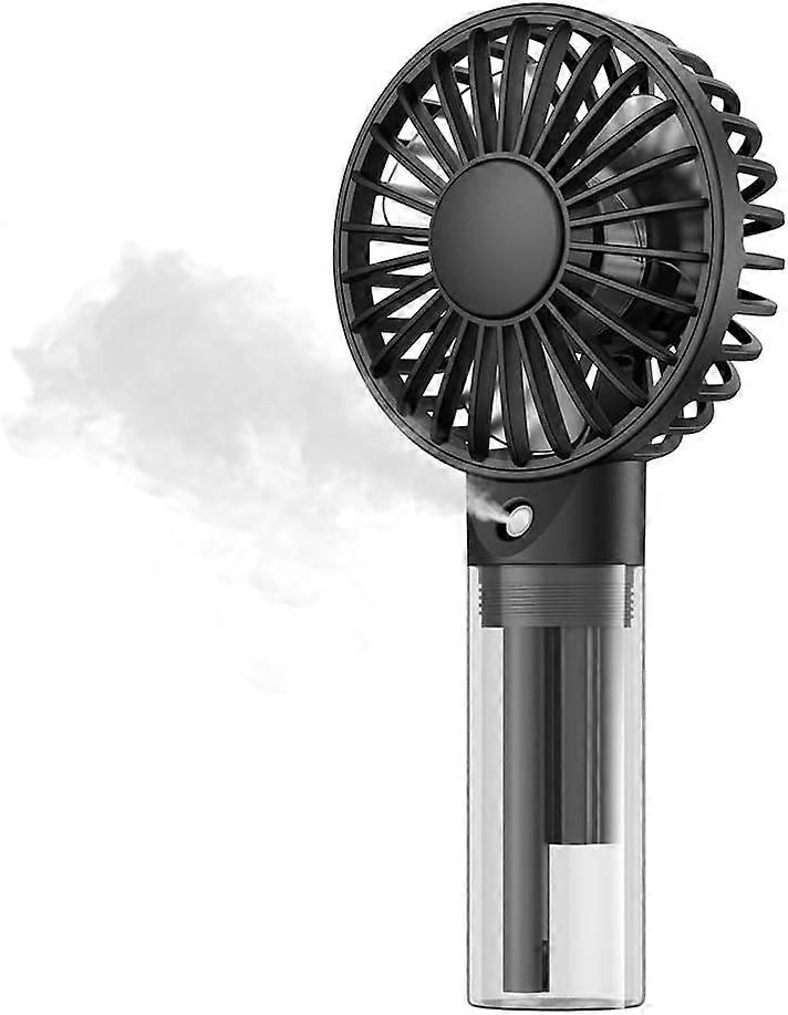 2-Piece Portable Mist Fan - Rechargeable Personal Fan