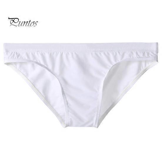 Trendy Breathable Transparent Men Underpants Low Waist Ice Silk Men Underpants Daily Life