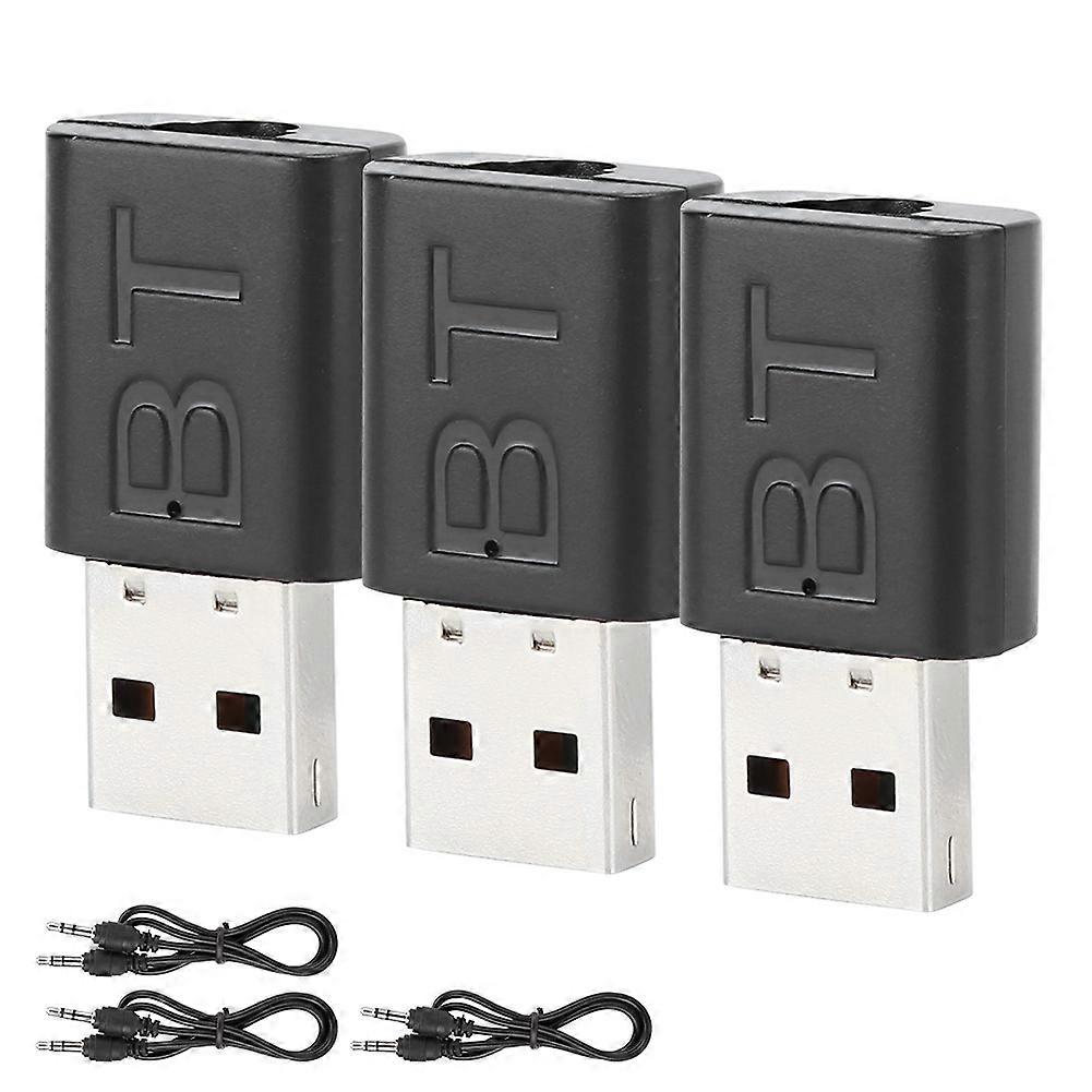 3PCS KN320 Bluetooth 5.0 Adapter Wireless o Transmitter/Receiver Wide Compatibility