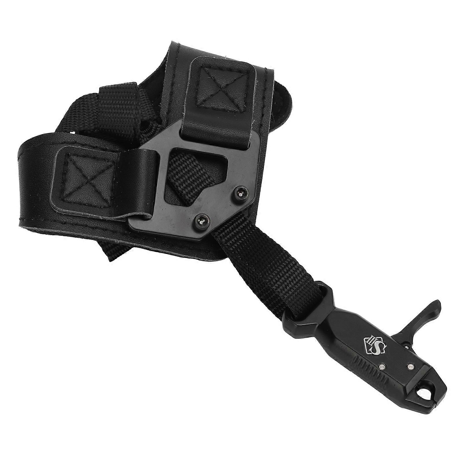 Sangle de poignet réglable pour arc à poulies, accessoire de tir et de chasse, noir