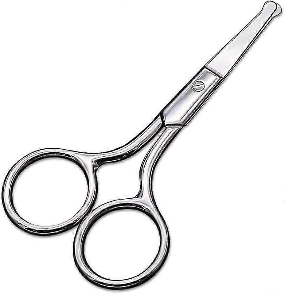 Nose hair scissors, eyebrow scissors, stainless steel small scissors round head design Edition 0701