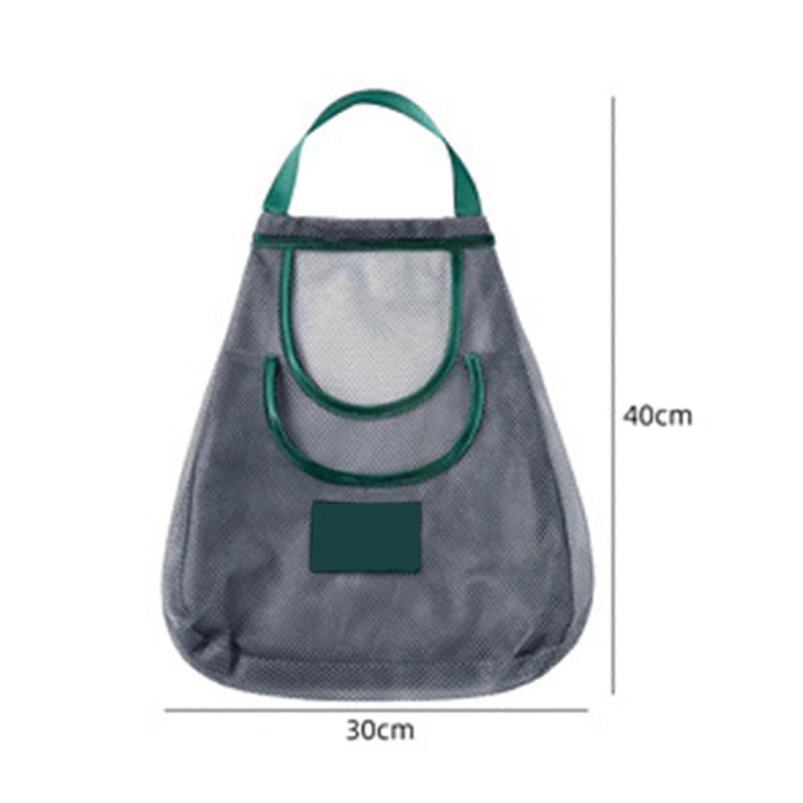 Hanging Mesh Storage Bag Reusable Fruit Vegetable Storage Mesh Bag 30x40cm