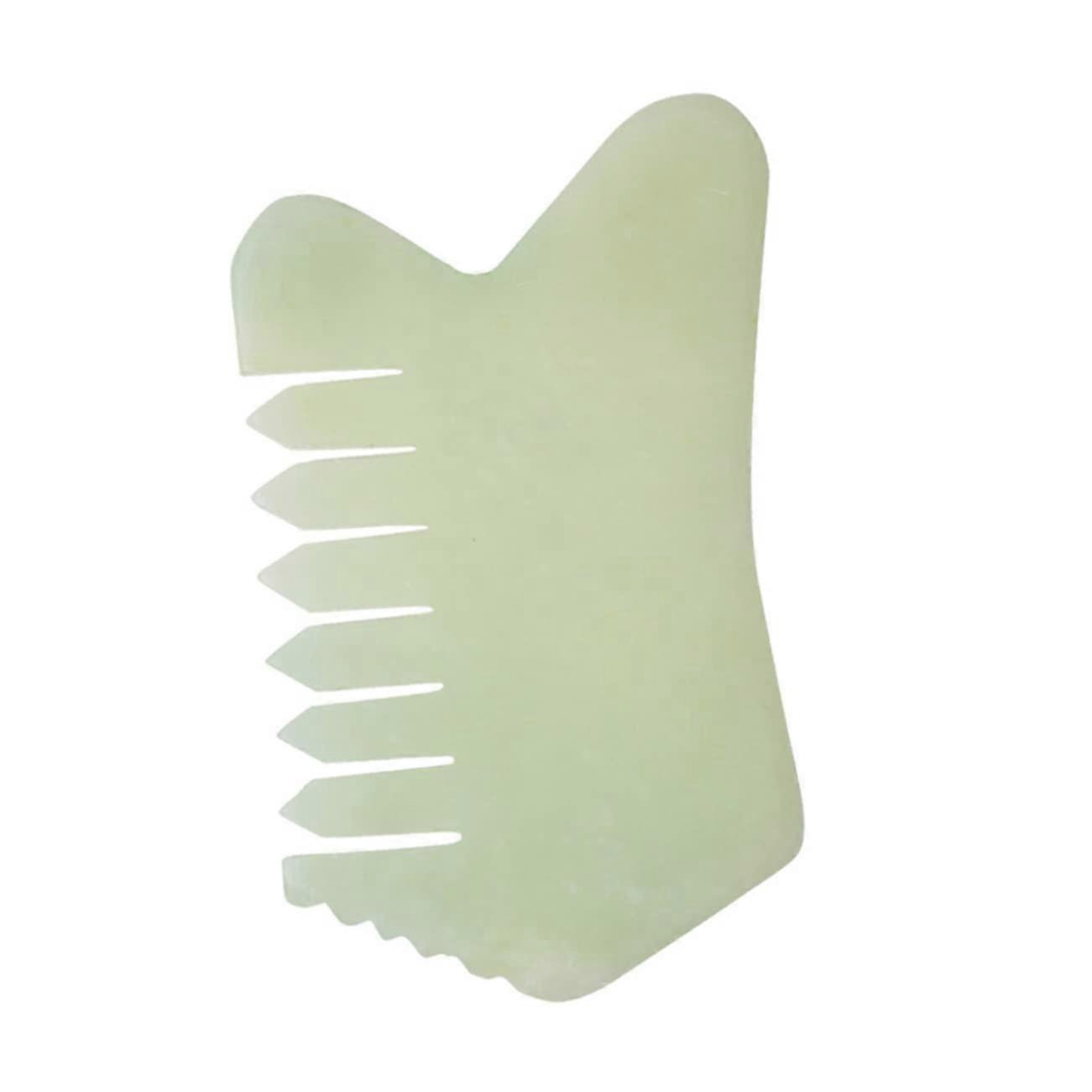 Jade Massage Comb for Scalp Massage - Durable, Gentle Use, Portable, Relieves Fatigue, Anti-Injury Design