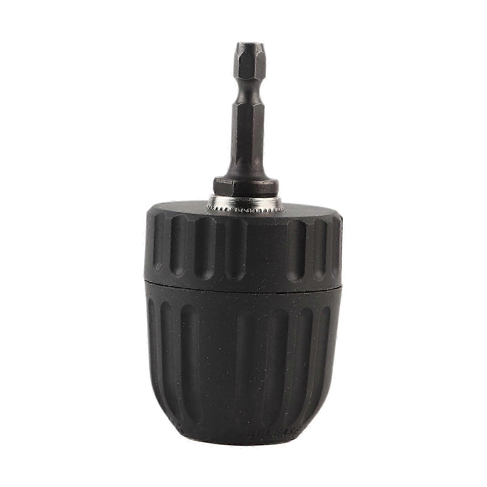 0.810MM Keyless Drill Bit Chuck Clip with 1/4'' Hex Shank Rod Adapter