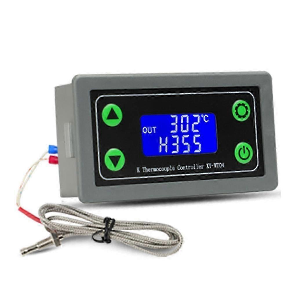 XY-WT04 High Temperature Digital Thermostat K-Type Thermocouple High Temperature Controller -99-999-Good