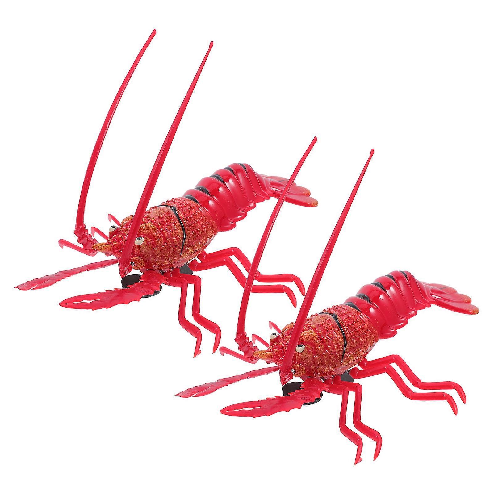 2pcs Creative Lobster Refrigerator Magnets with Smooth Edges – Decorative Fridge Ornaments for Photos, Notes, and Artwork – Strong Whiteboard Magnets