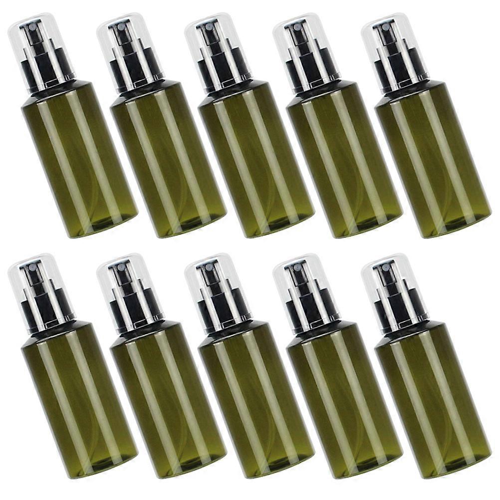 Travel Perfume Bottle Perfume Bottles Empty Refillable Durable Fine Mist Spray For Home Use Black 10Pcs
