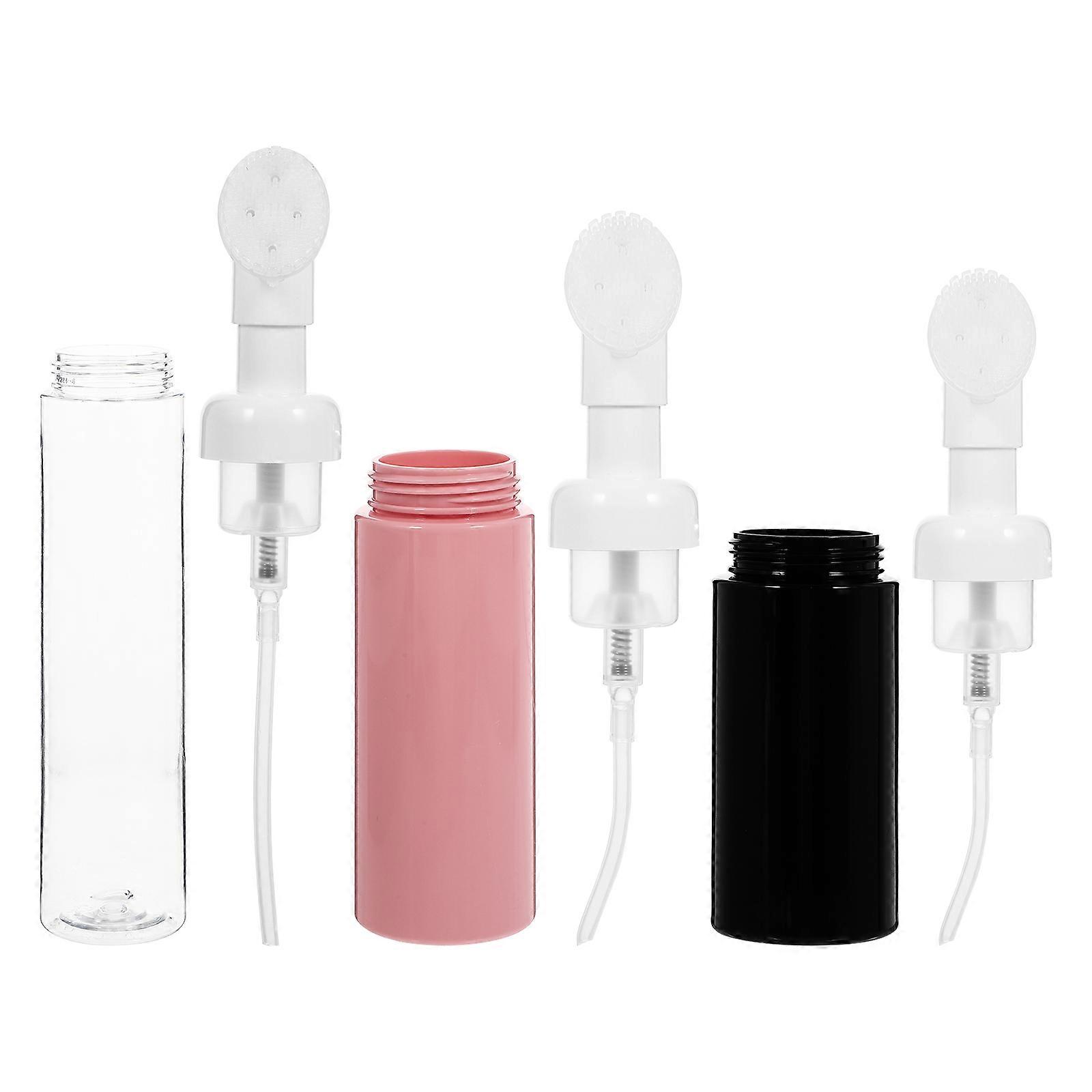 Foaming Bottle Dispenser Travel Size Bottle Portable Sub Bottles Leak-Proof Reusable 3Pcs