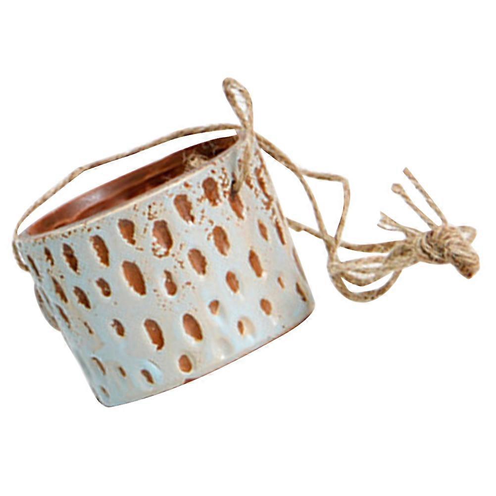 Balcony Hanging Planter Ceramic Flower Courtyards 1Set