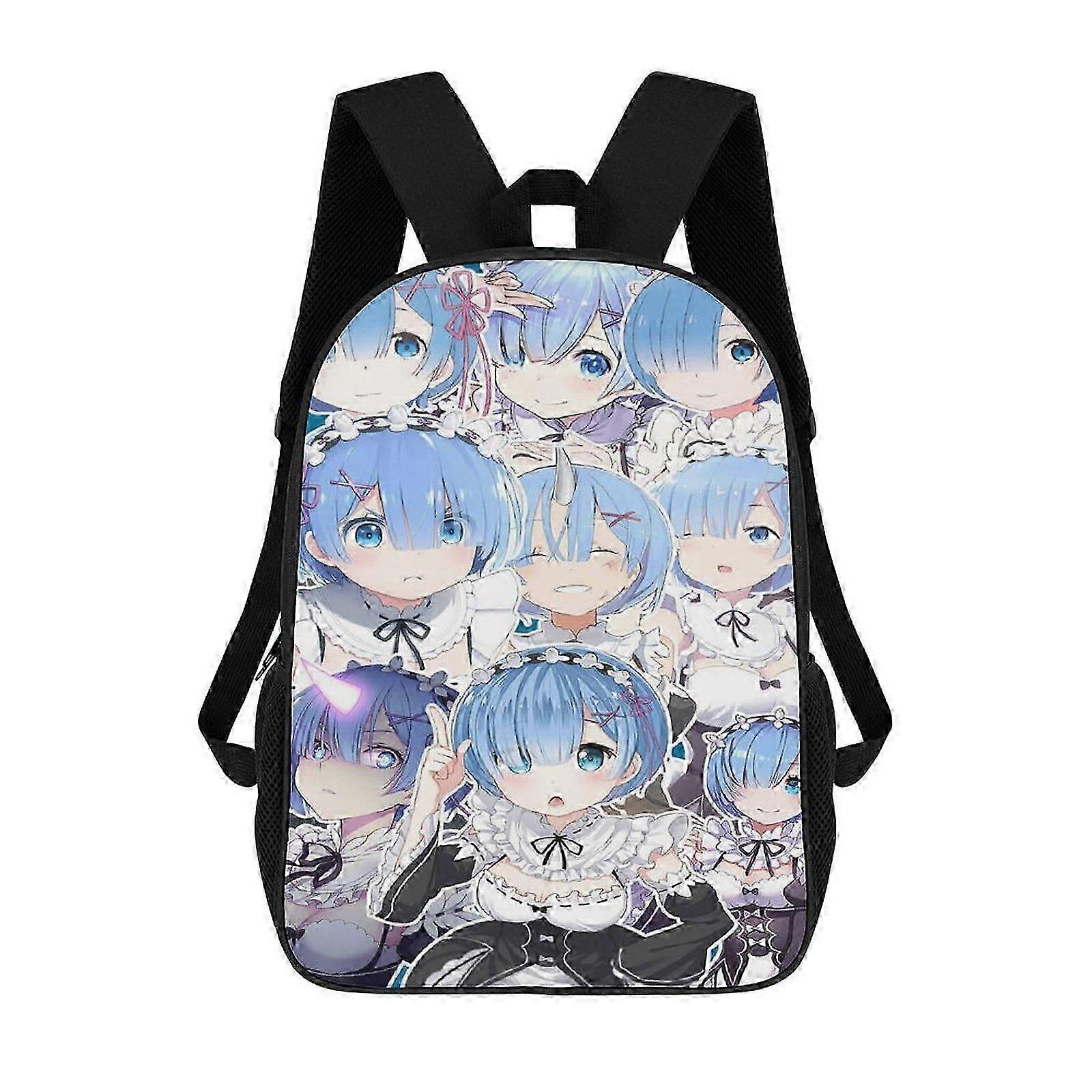 バックパック423QFは、ReZero-異世界での生活に適しています17インチショルダーデイパックバッグXA423