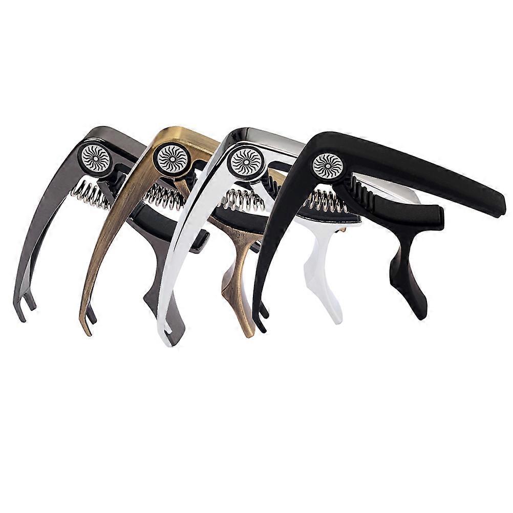 Guitar Capo and Tuner for Mandolin Protect Fretboard and Strings Gun-Black Shape Clamp 1Pack