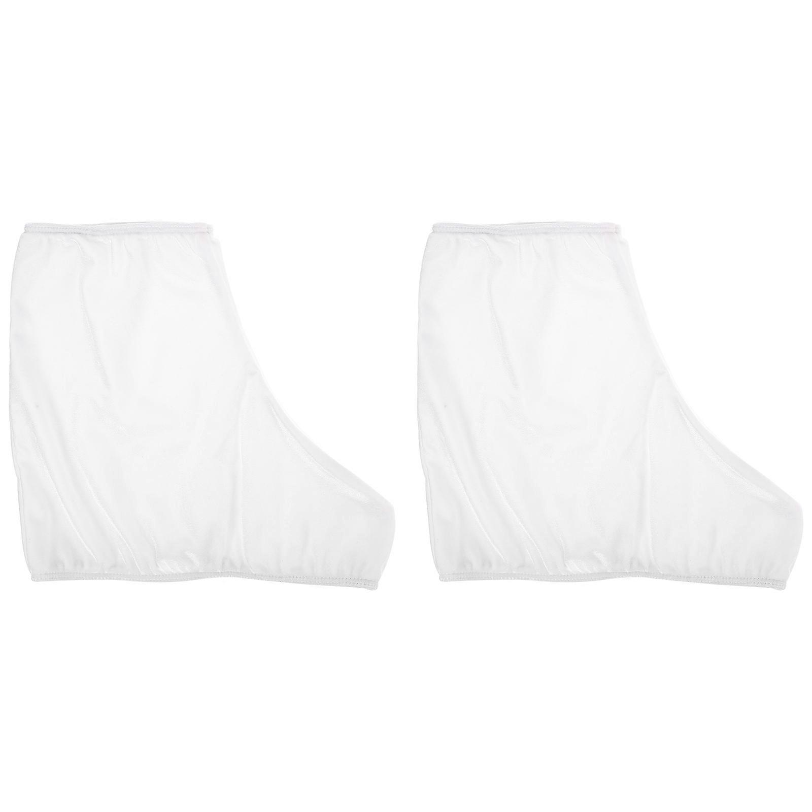 Figure Skating Boot Covers Elastic Design For Men Women Skating Enthusiasts White Xl Velvet 1Pair