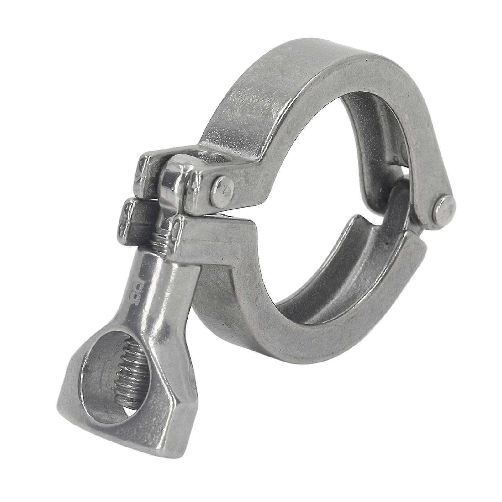 Stainless Steel Secure Triple Clamp Adapter for Hose Pipe Pipeline, Quick Fastenings for Plumbing Professionals (38) 38 38