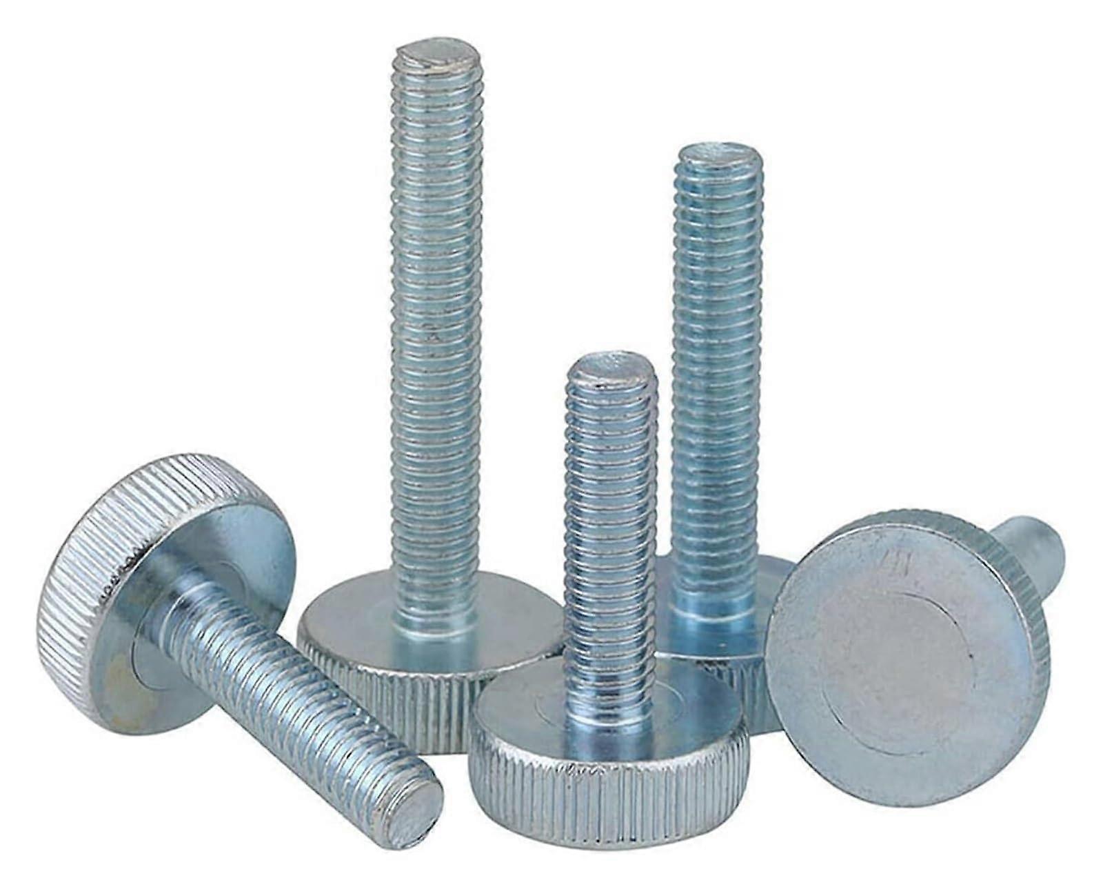 Knurled Screws With Handle, M3-M10, Button Screws, M3X8, Pack Of 5