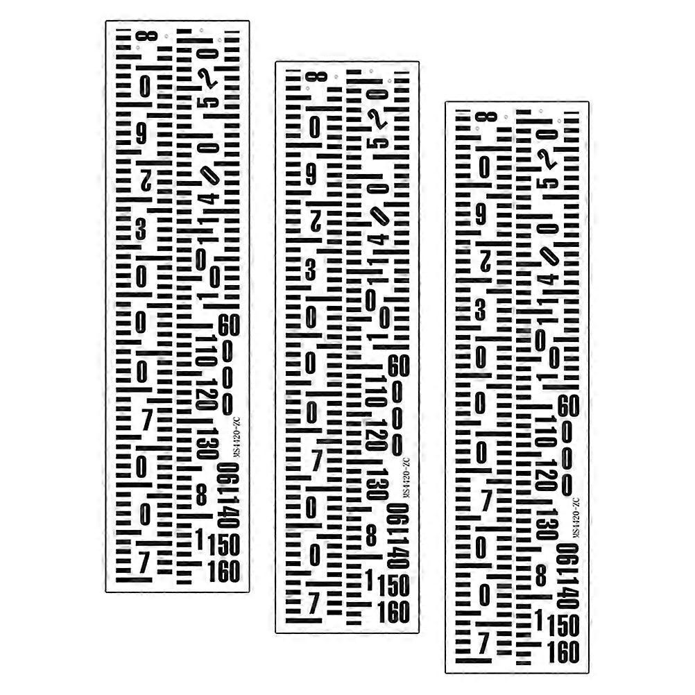 3 Sets Minimalist Height Chart Wall Decals for Measuring Growth – Stylish, Accurate, and Reusable Design for Kindergartens and Home Decor