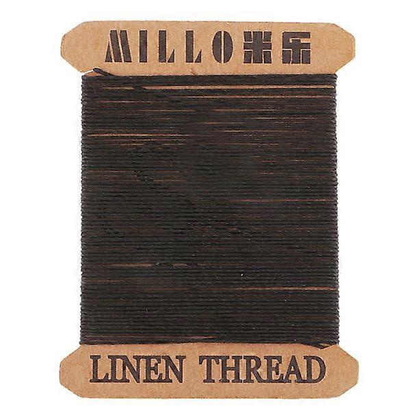 1 Strand Soft Round Waxed Linen Thread for Leather Craft m009