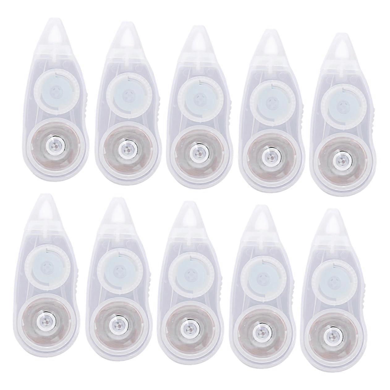 Adhesive Tape Set, 10 Erasable White Adhesive Dots for Students and Office Use, Easy to Remove and Reapply
